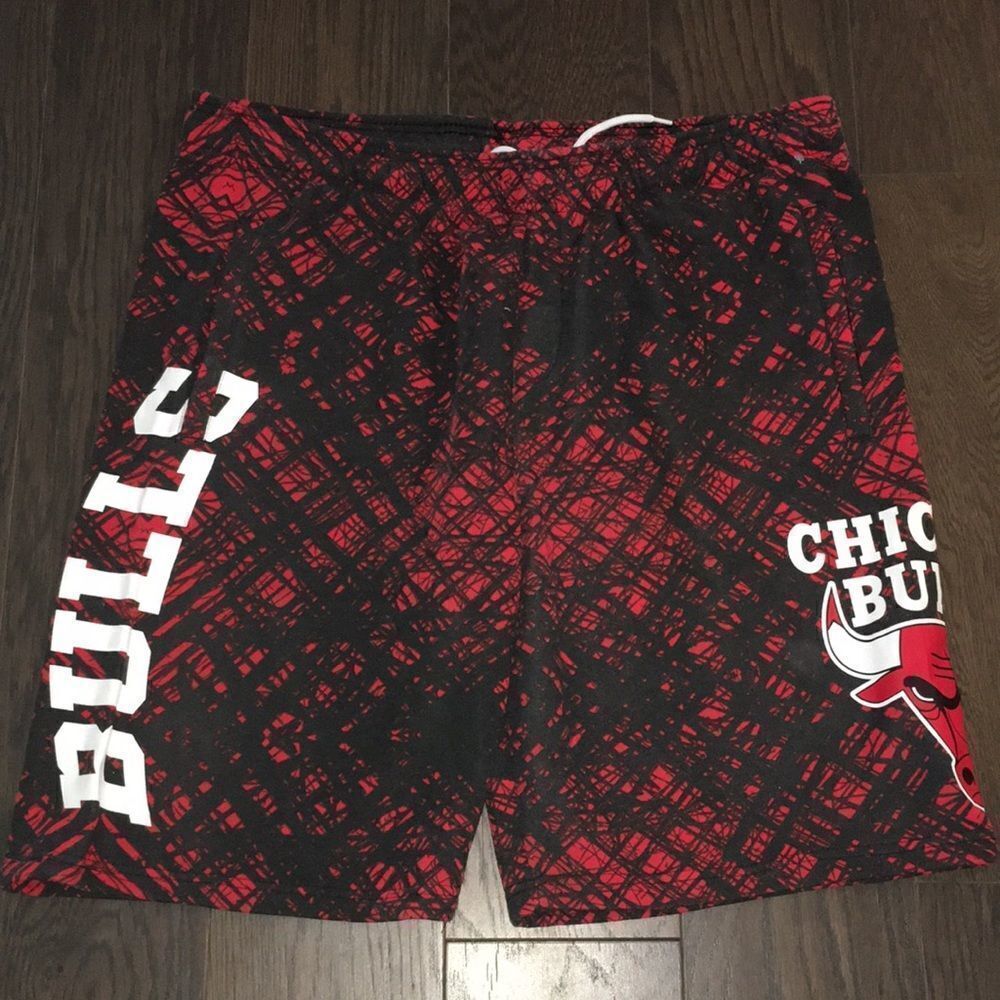 UNK Chicago Bulls French Terry Thick Sweat basketball 🏀 NBA shorts 2XL mens